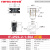 YINFEEL50a 100a 3P栅栏式锂电池端子排 新能源大电流贯通式穿墙接线端子 50A（黑色2只装）2进1出