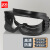 者也（ZYE）多功能护目镜黑框防雾型 防飞溅防风沙防护眼镜