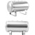 百瑞川 铝合金储气罐小型卧式存气筒 24L铝合金 
