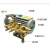 220v高压清洗机QL280/380型洗车机刷车器配件铜泵头总成 380铝泵头+压力表送修理包