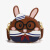 CLEVER & KETCH CK女包包新款2023小众设计小圆包可爱卡通兔子包单肩包斜挎小包 咖啡色