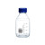 蓝盖试剂瓶100 250 500 1000 2000ml螺纹口丝口瓶化学广口试剂瓶样品瓶油样取样 无标蓝盖透明500ml