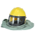 YNPO  高压喷砂供氧喷砂头盔防护帽带气管带披肩一套