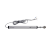 米朗KPM18两端鱼眼拉杆式位移传感器预应力电阻尺机械手臂电子尺裂缝计电子尺铰接拉杆式位移传感器 KPM18-75mm