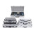 定制手提密码箱铝合金箱证件收纳箱样品展示箱仪器设备防护铝箱 A101黑色(360*240*100)密码锁空