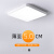 雷士照明NVC同款LED吸顶灯大气长方.形客厅灯现代简约卧室灯餐厅大厅智能 白框30X30cm 单色白光