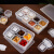 铸固 食品留样盒 幼儿园学校酒店食堂保鲜材质取样盒 六格300ml留样盒+30标签