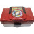 卡盟文创（camon）精灵宝可梦加傲乐街机游戏卡牌收纳盒PU防水皮卡册宝可梦全套玩具 红色 大号(可收纳96枚