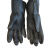 孚邦（FBON）  氯丁橡胶防化手套 耐磨耐酸碱 耐油防腐蚀 黑色 1双 