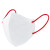 Sagovo 一次性口罩 外用医科灭菌3D立体折叠防尘保暖粉尘花粉防护口罩 白色 10只