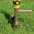 草坪园林铜取水器快速取水阀插杆绿化水管地接头dn20/25 铜6分取水阀两件套