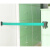 挂壁式不锈钢收银台壁挂式固定伸缩头一米线2米3米5米警戒隔离带 灰色 3米灰色带