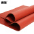 冀庞 高压绝缘胶垫橡胶垫 电厂绝缘橡胶板 配电室专用绝缘垫 红色平面 1米*1米 3mm 6kv