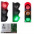 红绿灯新款磅道闸驾校路障灯交通警示灯道路光信号障碍灯 西瓜红 灯板