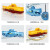 闲牛抖音无线迷你遥控潜水艇充电充电核潜艇遥控船模型电动船儿童玩具 黄色