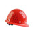 诺瑞斯安 安全帽 新国标ABS 防砸透气 工业头盔电力工程工地建筑施工抗冲击 免费印字 圆顶透气红色