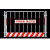 基坑护栏施工安全隔离网工地临边围栏警示围挡冲孔定型化锌钢栅栏 红色竖管带标语1.2*2米