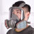 GJXBP化学实验室口罩防毒面具防尘喷漆专用甲醛化工打农药消防油漆 4号滤毒盒2付配1付