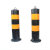 冷轧钢警示柱 颜色黄黑 高750  管径80
