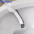 蓝鲸环卫【灰色刷子单个装】卫生间清洁长柄去死角马桶刷LJHW-9150