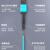 海奈 12芯MPO-MPO光纤跳线母头B极性兼容MTP低损 1米 OM3万兆多模跳纤 40G/100G光模块集束 HN-M/M-1201-OM3