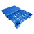 防潮垫板垫高卡板塑料仓库货网格塑胶托盘市地台架货垫栈板货架:黑色可拼接 50x30x10cm平面款，蓝色可拼接