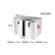 海斯迪克 不锈钢保温箱 冷藏保鲜箱外卖配送箱存储箱周转箱 120L HKCX-365