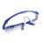 海斯迪克 gnjz-1041 防风沙护目镜防尘眼镜 蓝架白片（1个） 