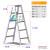 宝富 TCL铝合金直马梯折叠加厚人字梯工程梯双侧直梯 六阶直马梯(TCL-6)/1.78米
