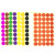 海斯迪克 HKW-259 彩色不干胶圆点标签贴纸 记号贴纸 10mm绿色（2475贴）