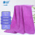 鲁识清洁毛巾超细纤维吸水擦车巾去油污擦玻璃百洁抹布35*75cm中紫色5条装
