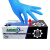 爱马斯（Ammex）APFNCHD 一次性耐用型丁腈手套 加厚食品实验室工业防护手套 小号S码100只/盒