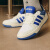 阿迪达斯 （adidas）ENTRAP休闲运动板鞋少年感复古篮球鞋子男女春秋 白/蓝 35.5码 215mm