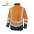 代尔塔 防寒服404010 高可视3合1风雪衣款 含内夹克 荧光橙 XL