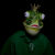 桑菽青蛙万圣节动物狂欢搞怪舞会派对演出道具儿童成人头套面具 青蛙