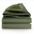 鑫亨达（XINHENGDA）加厚耐磨户外防晒有机硅单面挂胶帆布防雨布军绿色600g/m²  4米×8米1块
