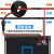 AC220V交流多功能数显电力监测仪电压电流功率电能万用表数字表头 AT24C彩屏交流表(无蓝) 外置分流器