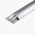 DS 铝合金线槽 4号常规款 1米/根 壁厚0.6mm 半圆驱形地面压线槽