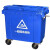 660l环卫桶大号市政垃圾箱工业用塑料垃圾车户外大型垃圾桶大容量 660L新料环卫特厚款-绿盖