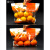 鲜元一次性橙子水果袋水果保鲜袋橘子樱桃包装袋车厘子礼品袋自封 3斤装 A版橙色-03100只 橙 1