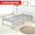LISM适用于折叠床单人床双人床出租房简易午休床经济型1.2米铁床钢丝 加厚加固80宽铁条床 188长8