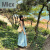 MLEX特别的晕染牛仔色吊带连衣裙2023夏季新款小众慵懒轻薄气质长裙 纯白 S