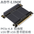 杨笙福ADT显卡延长线 PCIE4.0x16 适配ATX电1脑机箱 显卡90度高速 R33SL-BK-4.0-黑色线 4.0x16直 0.10m