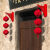 新年红2024新年元旦装饰挂件新居布置卧室房间大门龙年喜庆福字灯笼挂串 壁挂1个+小灯笼3个