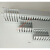 明装线槽 高品质灰色PVC线槽电缆配电柜箱走线槽阻燃U型行线槽明装塑料线槽HZD 灰色 25  20 加厚(一箱)