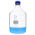 垒固 Duran肖特瓶螺口蓝盖瓶透明包邮透明丝口蓝盖试剂瓶 棕色3500ml/GL45盖