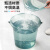 卫洋WYS-2195 透明塑料清洁水桶 直径32.5CM透蓝 加厚提水桶拖把桶