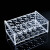 希万辉 实验室玻璃离心多功能圆孔试管架实验器材 （3个）24孔5ml