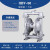 气动隔膜泵QBY-50不锈钢铝合金PP耐腐蚀压污水胶启动水泵 QBY-100PP塑料+特氟龙F24