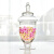 苍塑糖罐玻璃欧式储物罐摆件透明糖果罐厨房样板间摆饰糖缸甜品器皿 透明A1（大底缸）